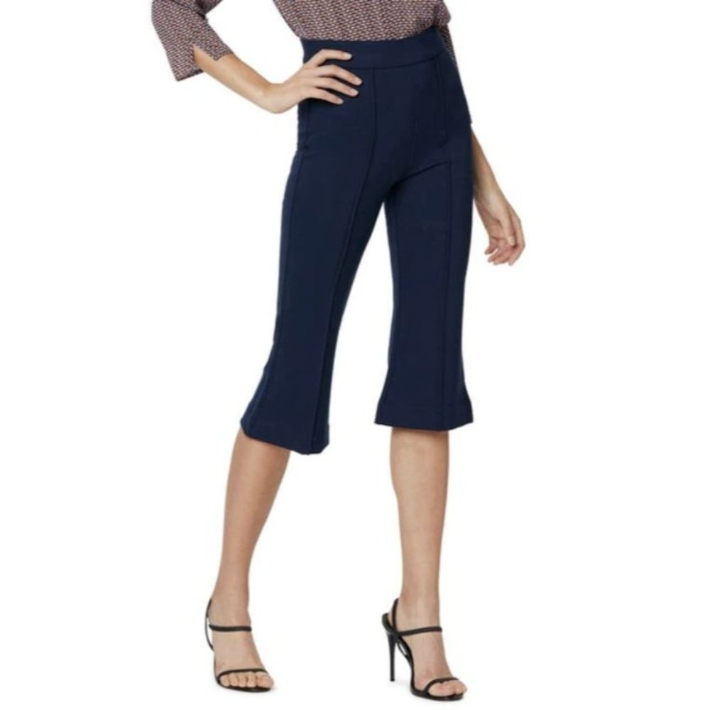 Nydj Sculpt-Her  Flare Pedal Pusher Pants Oxford Navy ( XXS )